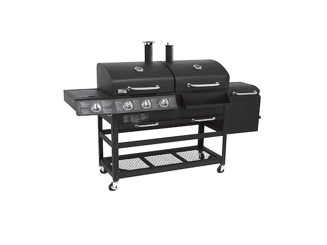 Barbecue gas en houtskool xxl - afbeelding 1 van  1