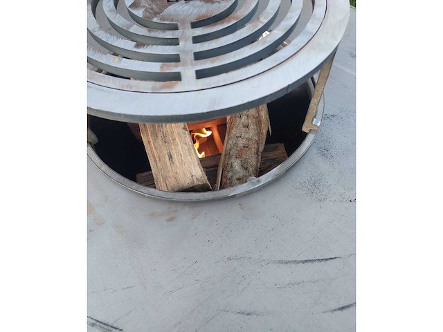 Barbecue handmade welden cortenstaal - afbeelding 4 van  6