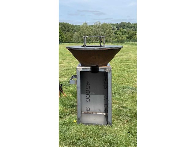Barbecue handmade welden cortenstaal - afbeelding 5 van  6
