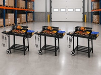 Barbecue houtskool met draaispit (3x) - afbeelding 1 van  6