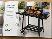 Barbecue houtskool met draaispit - afbeelding 2 van  7