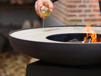 Barbecue met houtopslag oryx staal - zwart - afbeelding 4 van  7