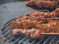 Barbecue met houtopslag oryx staal - zwart - afbeelding 5 van  7