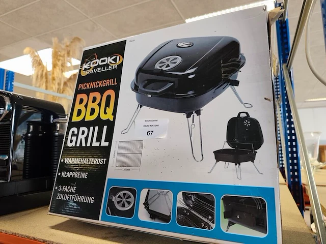 Barbecue picknick grill kooki traveller, zwarte magimix nespresso citiz & milk met melkopschuimer - afbeelding 2 van  5