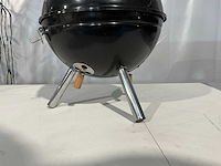 Barbecue rond - 30cm - houtskool - zwart - afbeelding 2 van  4