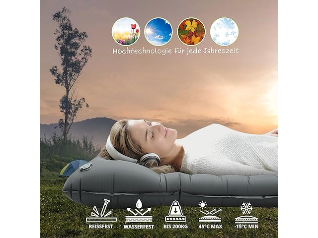 Bärberg zelfopblazend luchtmatras - afbeelding 5 van  6