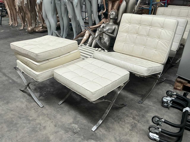 Barcelona chair (4x) - afbeelding 1 van  7