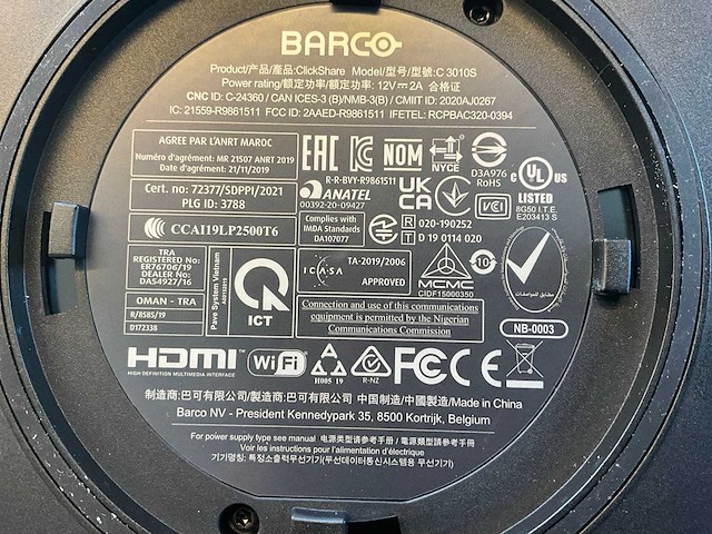 Barco clickshare c-10 draadloos vergadersysteem - afbeelding 7 van  7