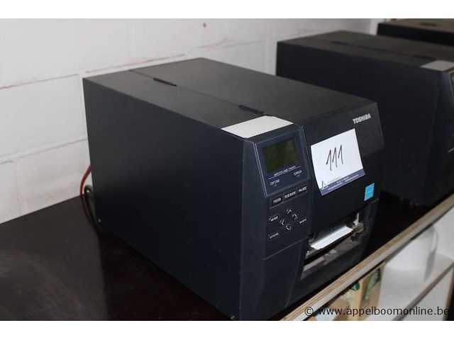 Barcode printer, toshiba, b-ex4t1-gs12-qm-r, 100-240v, 50-60hz, werking niet gekend - afbeelding 1 van  2
