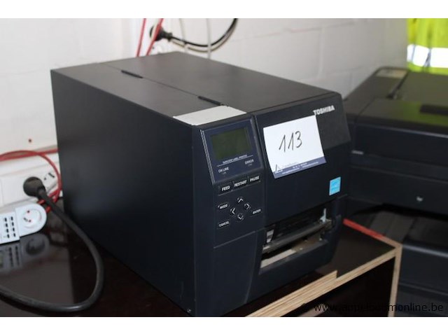 Barcode printer, toshiba, b-ex4t1-gs12-qm-r, werking niet gekend - afbeelding 1 van  2