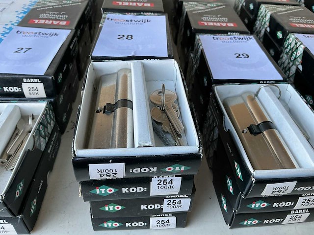 Barel partij cilinder sloten inclusief 3 sleutels - afbeelding 1 van  1