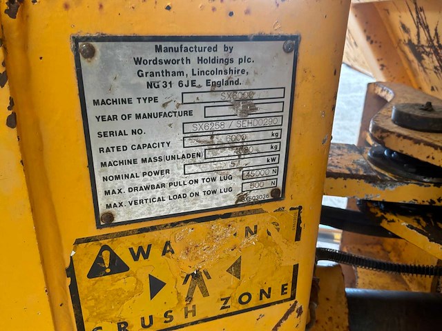 Barford sx6000 dumper - afbeelding 6 van  19