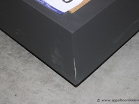 Bari salontafel 90x90x32cm met teak inleg - afbeelding 2 van  2