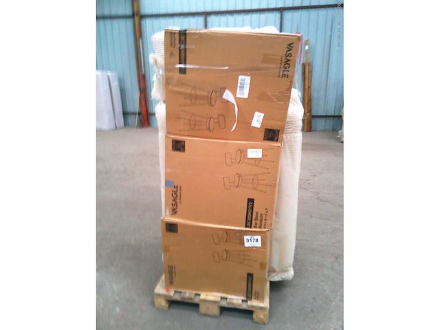 Barkruk - keukenstoel, gestoffeerde stoel, pu met naden (x6 mix) - afbeelding 8 van  11