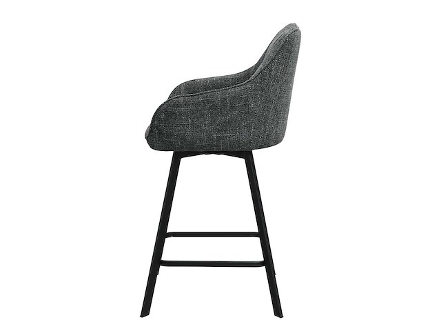 Barkruk antraciet (4x) - afbeelding 3 van  6