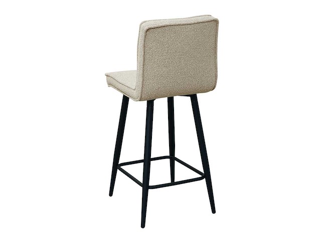 Barkruk beige boucle (4x) - afbeelding 4 van  5