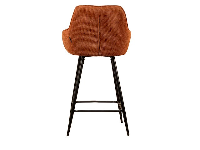 Barkruk oranje weave (4x) - afbeelding 3 van  4