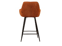 Barkruk oranje weave (4x) - afbeelding 3 van  4