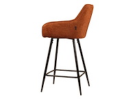 Barkruk oranje weave (4x) - afbeelding 3 van  4