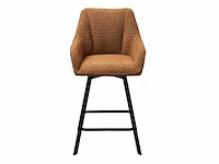 Barkruk terracotta weave (4x) - afbeelding 2 van  4