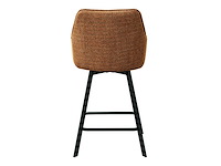 Barkruk terracotta weave (4x) - afbeelding 2 van  4