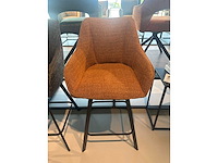 Barkruk terracotta weave (4x) - afbeelding 3 van  4