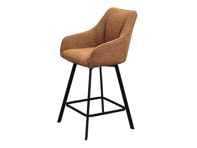 Barkruk terracotta weave (4x) - afbeelding 1 van  4