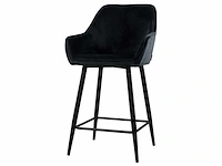 Barkruk zwart (4x)