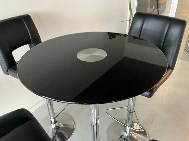 Barkrukken (4x) + statafel - afbeelding 5 van  8