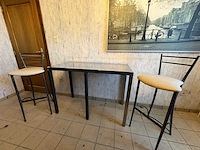 Barkrukken en tafel - garden chair - afbeelding 2 van  4