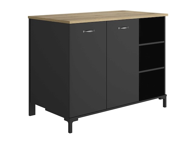 Barmeubel manchester | 120 x 66 x 93 cm | helvezia oak-design - afbeelding 2 van  6