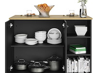 Barmeubel manchester | 120 x 66 x 93 cm | helvezia oak-design - afbeelding 3 van  6