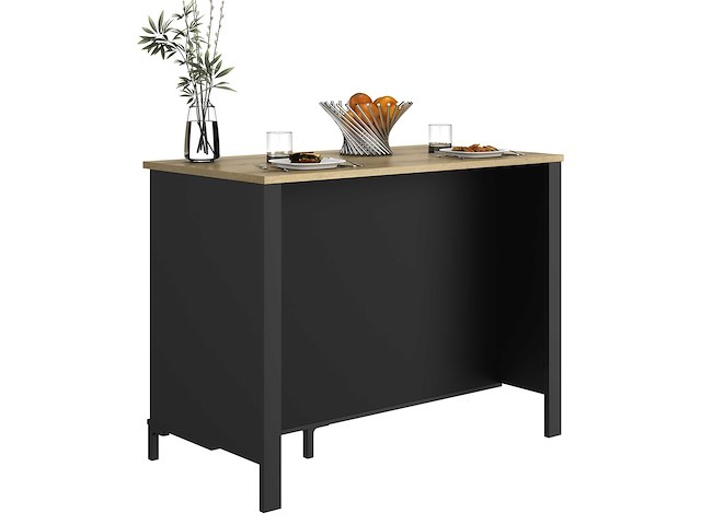Barmeubel manchester | 120 x 66 x 93 cm | helvezia oak-design - afbeelding 4 van  6