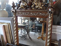 Barok antieken spiegel 160cmx82cm - afbeelding 1 van  4