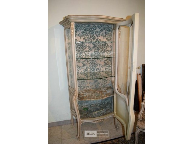 Barok/rococostijl , set van bank, stoelen en tafeltje - afbeelding 2 van  11