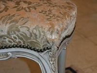 Barok/rococostijl , set van bank, stoelen en tafeltje - afbeelding 5 van  11