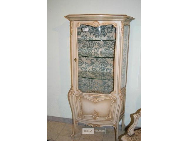 Barok/rococostijl , set van bank, stoelen en tafeltje - afbeelding 11 van  11