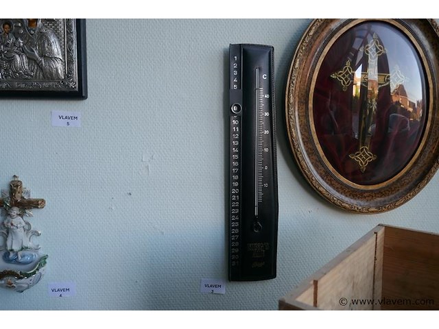 Barometer met datum - afbeelding 1 van  1