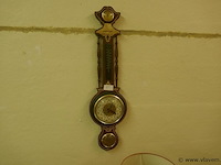 Barometer met uurwerk - afbeelding 1 van  1