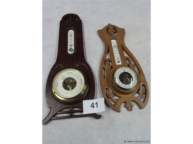 Barometers 2 stuks - afbeelding 1 van  3