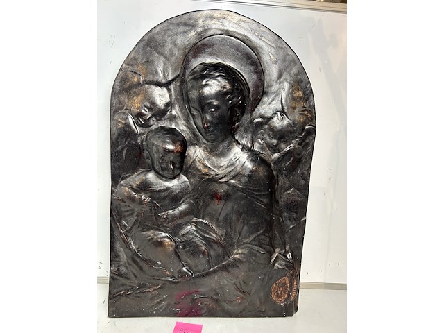 Barrelief maria + kind - afbeelding 1 van  3