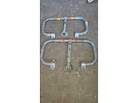 Barrière de parking rabattable (2x) - afbeelding 3 van  3