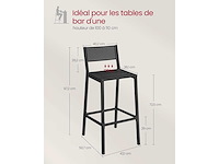 Barstoelen, set van 2, gestoffeerde stoelen - afbeelding 11 van  12