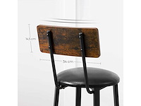 Barstoelen, set van 2, gestoffeerde stoelen - afbeelding 3 van  12