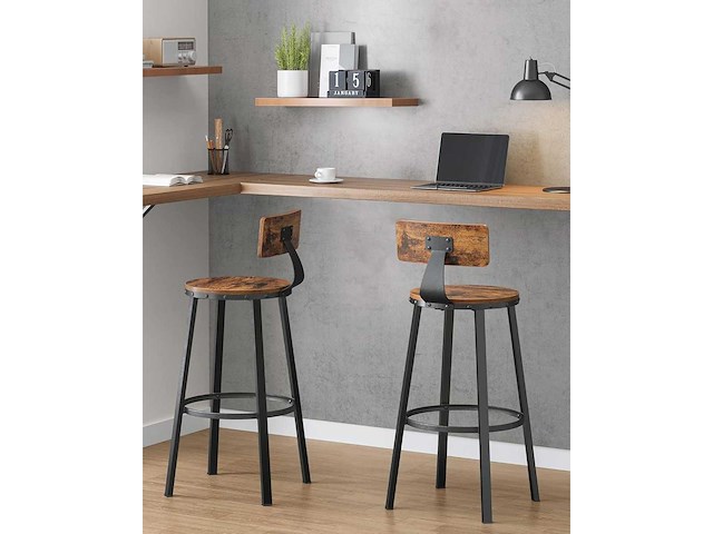 Barstoelen, set van 2, gestoffeerde stoelen - afbeelding 9 van  12