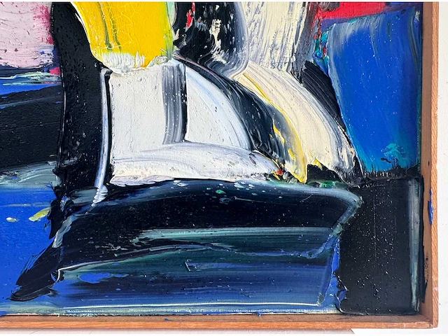 Bart de graaf - blauwe hel - olie op doek - 80x70 cm - afbeelding 4 van  10