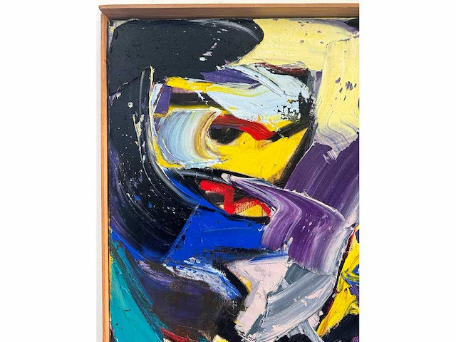 Bart de graaf - blauwe hel - olie op doek - 80x70 cm - afbeelding 8 van  10