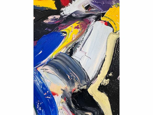 Bart de graaf - blauwe hel - olie op doek - 80x70 cm - afbeelding 10 van  10