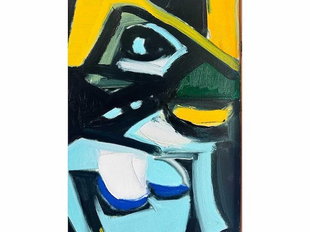 Bart de graaf - compositie met figuren - olie op doek - 70x70 cm - afbeelding 9 van  9