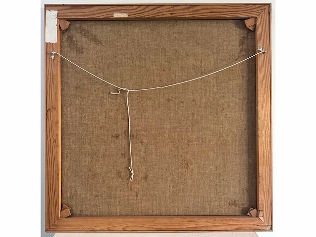 Bart de graaf - compositie met figuren - olie op doek - 70x70 cm - afbeelding 8 van  9